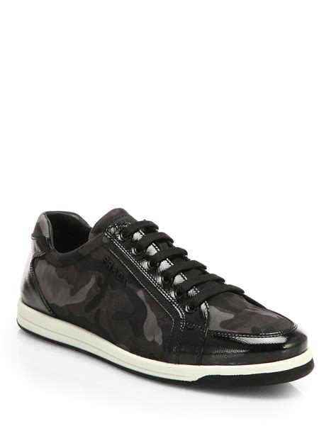 prada lace up shoes women|prada camouflage sneakers.